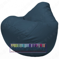 Бескаркасное кресло мешок Груша Г2.3-03 (синий)